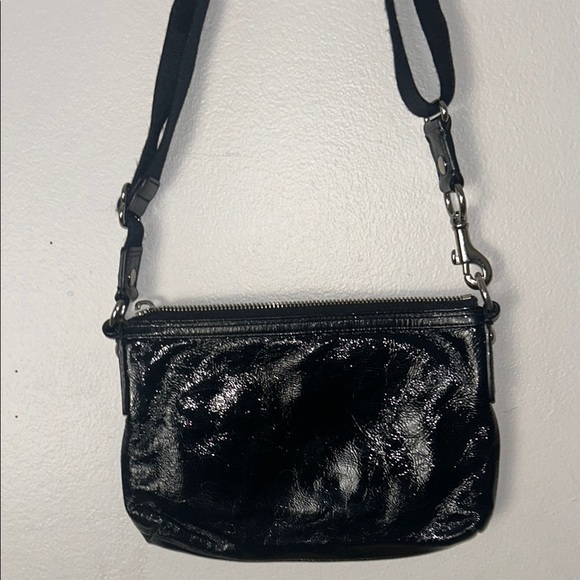 Coach Black Crossbody Bag with Silver Hardware - Picture 4 of 4